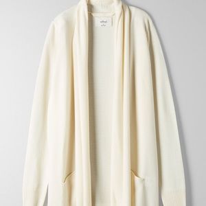 Aritzia Wilfred flaubert merino sweater cardigan